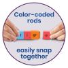 hand2mind Spanish Reading Rods Word Decoding, Word Building Activities, Alphabet Linking Cubes, Letter Blocks for Spelling, Learn Spanish for Kids, Spanish Classroom Must Haves