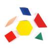 hand2mind Wood Pattern Blocks for Kids, Shapes for Kindergarten, Montessori Toys, Geometric Shapes, Symmetry, Shape Recognition, Pattern Blocks for Classroom (Set of 250)(Wood)