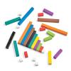 hand2mind Wooden Cuisenaire Rods Classroom Set, Teaching Fraction Bars, Montessori Math Manipulatives, Math Teacher Must Haves Elementary, Kindergarten Homeschool Supplies (15 Sets of 74)
