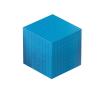 hand2mind Blue Plastic Base Ten Blocks Cube, Place Value Blocks, Counting Cubes for Kids Math, Base Ten Blocks Classroom Set, Math Blocks Kindergarten, Base 10 Math Manipulatives (Set of 1)