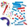 hand2mind Literacy Take Home Manipulatives Kit, Includes FingerFocus Highlighters, Phoneme Phone, Reading Rods Phonemic Awareness Linking Cubes, Magnetic Wand and Chips, Reading Tools (139 Pieces)