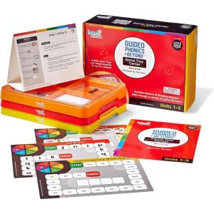 hand2mind Guided Phonics + Beyond Game Tray Center, Units 1-3, ﻿Tara West Science of Reading Classroom Materials, Phonics Manipulatives, Phonemic Awareness, Kindergarten Classroom Must Haves