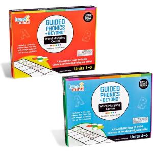 hand2mind Guided Phonics + Beyond Word Mapping Center, Units 1-6, Science of Reading Classroom Materials, Phonics Manipulatives, Phonemic Awareness, Elkonin Boxes, Kindergarten Classroom Must Haves