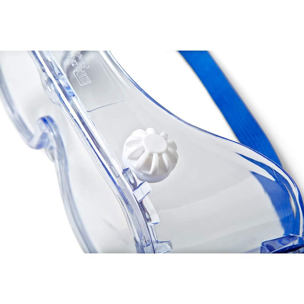 image:imagehand2mind 6 Inch Clear Safety Goggles Meets ANSI Z871 Safety Standards Pack of 10Pack of 1