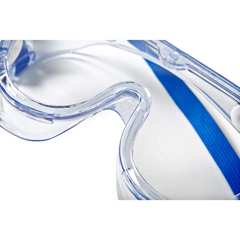 image:imagehand2mind 6 Inch Clear Safety Goggles Meets ANSI Z871 Safety Standards Pack of 10Pack of 1