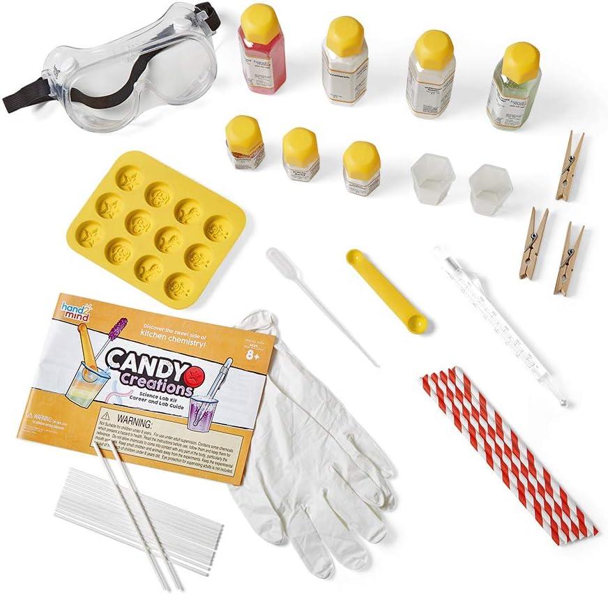 image:imagehand2mind Candy Creations Science Lab Kit Make Lollipops Gelatin and Candy Molds Candy Making Kit for Kids Gummy Bear Maker Food Science Kit Homeschool Supplies 20 HandsOn Activities
