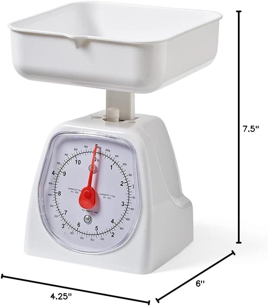 image:imagehand2mind DualDial Analog Platform Scale 5 kg Scale Kitchen Scales Weighing Scales Classroom Supplies for Teachers Elementary Teacher Supplies School Supplies