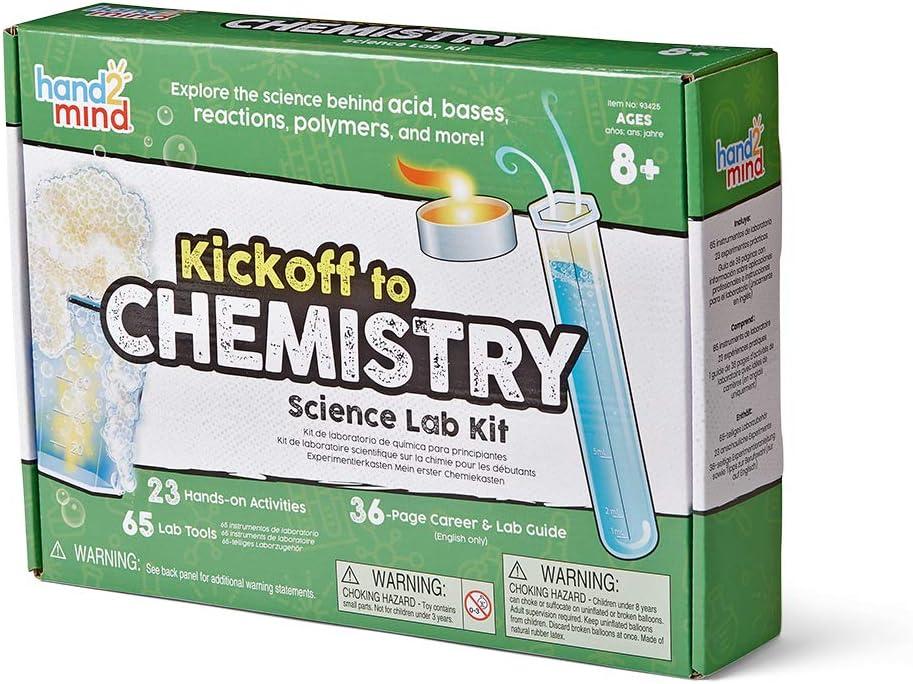 image:imagehand2mind Kickoff to Chemistry Science Lab Kit STEM Kit STEM Toys Testing pH Acids and Bases Kit Rock Candy Kit DIY Lava Lamp Kit Kids Science Lab Kit Kids Chemistry Set 23 HandsOn Activities