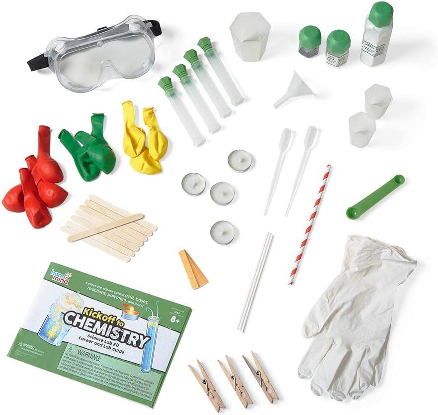 image:imagehand2mind Kickoff to Chemistry Science Lab Kit STEM Kit STEM Toys Testing pH Acids and Bases Kit Rock Candy Kit DIY Lava Lamp Kit Kids Science Lab Kit Kids Chemistry Set 23 HandsOn Activities
