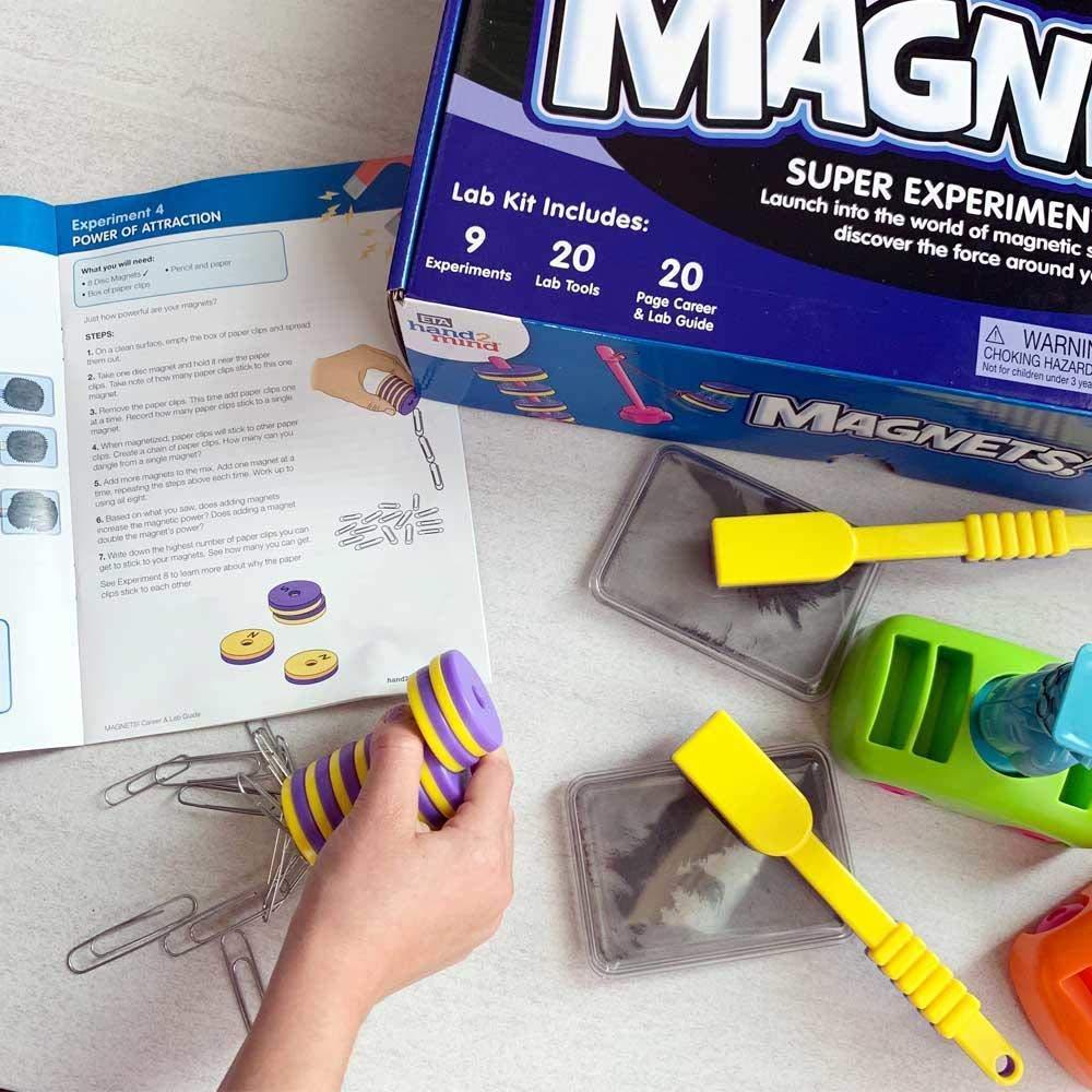 image:imagehand2mind Magnetic Science Kit for Kids 812 Kids Science Kit with FactFilled Guide Make Magnets Float and Build a Compass STEM Toys 9 Science Experiments