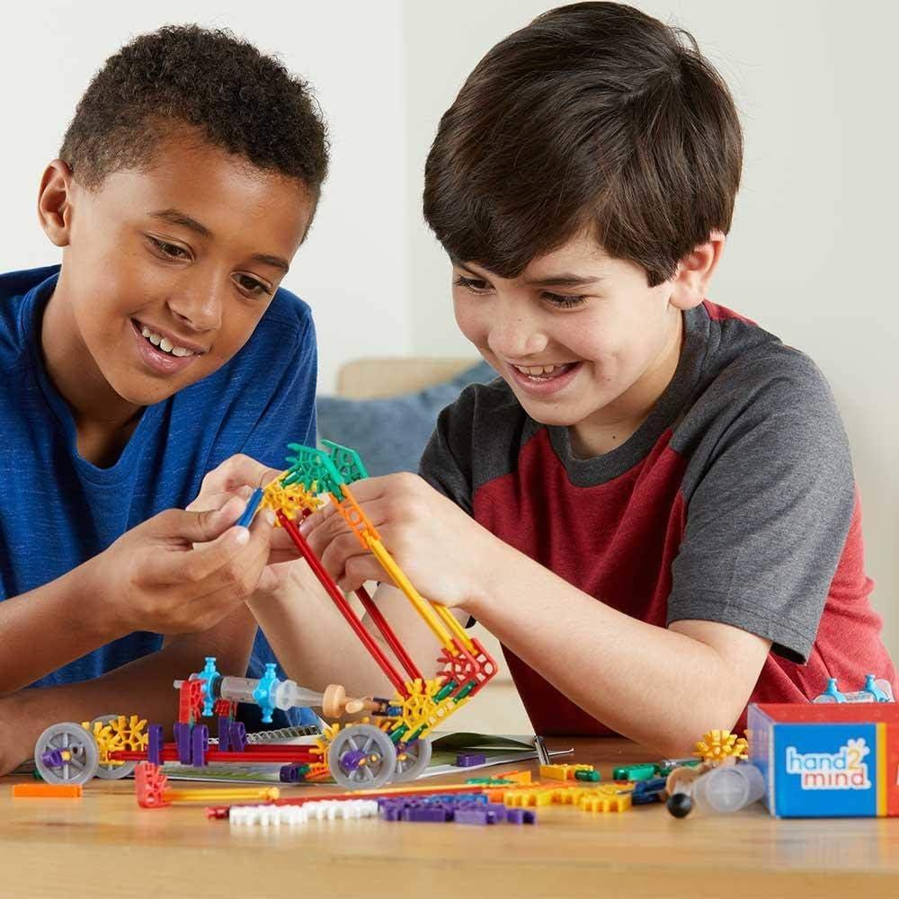 image:imagehand2mind Moving Creations with KNEX Book and Building Kit for Kids Ages 812 9 Models amp 18 Science Experiments Explore The Science of Air and Water Homeschool Science Kits