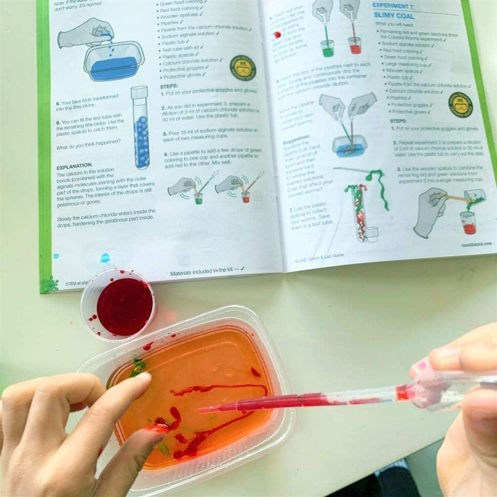 image:imagehand2mind Slime Science Kit for Kids 812 Kids Science Kit with FactFilled Guide DIY Slime Worms and Slime Bouncing Balls STEM Toys 14 Science Experiments0