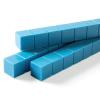 hand2mind Blue Plastic Base Ten Blocks Rods Set, Place Value Blocks, Counting Cubes, Base 10 Math Manipulatives, Teacher Supplies for Math Classroom, Montessori Math Materials (Set of 50)(Blue)