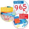 hand2mind Durable Place Value Frame, Base Ten Frames Place Value Blocks, Math Manipulatives Kindergarten, Base 10, Plastic Base Ten Blocks Frame, Math Classroom Supplies, Homeschool Curriculum