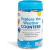 hand2mind Explore The Weather Counters, Meteorology for Kids, Weather Math Counters for Kids, Color Sorting Toys, Counting Manipulatives, Montessori Math Materials, Preschool Science Toys