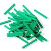 hand2mind Blue Plastic Base Ten Blocks Rods Set, Place Value Blocks, Counting Cubes, Base 10 Math Manipulatives, Teacher Supplies for Math Classroom, Montessori Math Materials (Set of 50)(Green)