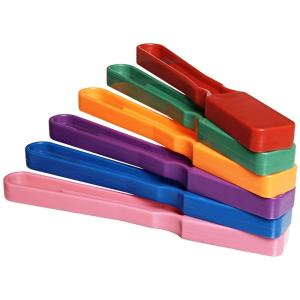 hand2mind Rainbow Magnetic Wand Set for Kids for 5-10, 8 Inch with Magnet Bar, Use for Sewing, Science Experiments, Bingo, Fridge, and Magnetic Concepts, Homeschool Supplies (Pack of 6)