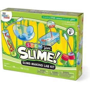 hand2mind Slime Science Kit for Kids 8-12, Kids Science Kit with Fact-Filled Guide, DIY Slime Worms and Slime Bouncing Balls, STEM Toys, 14 Science Experiments(0)