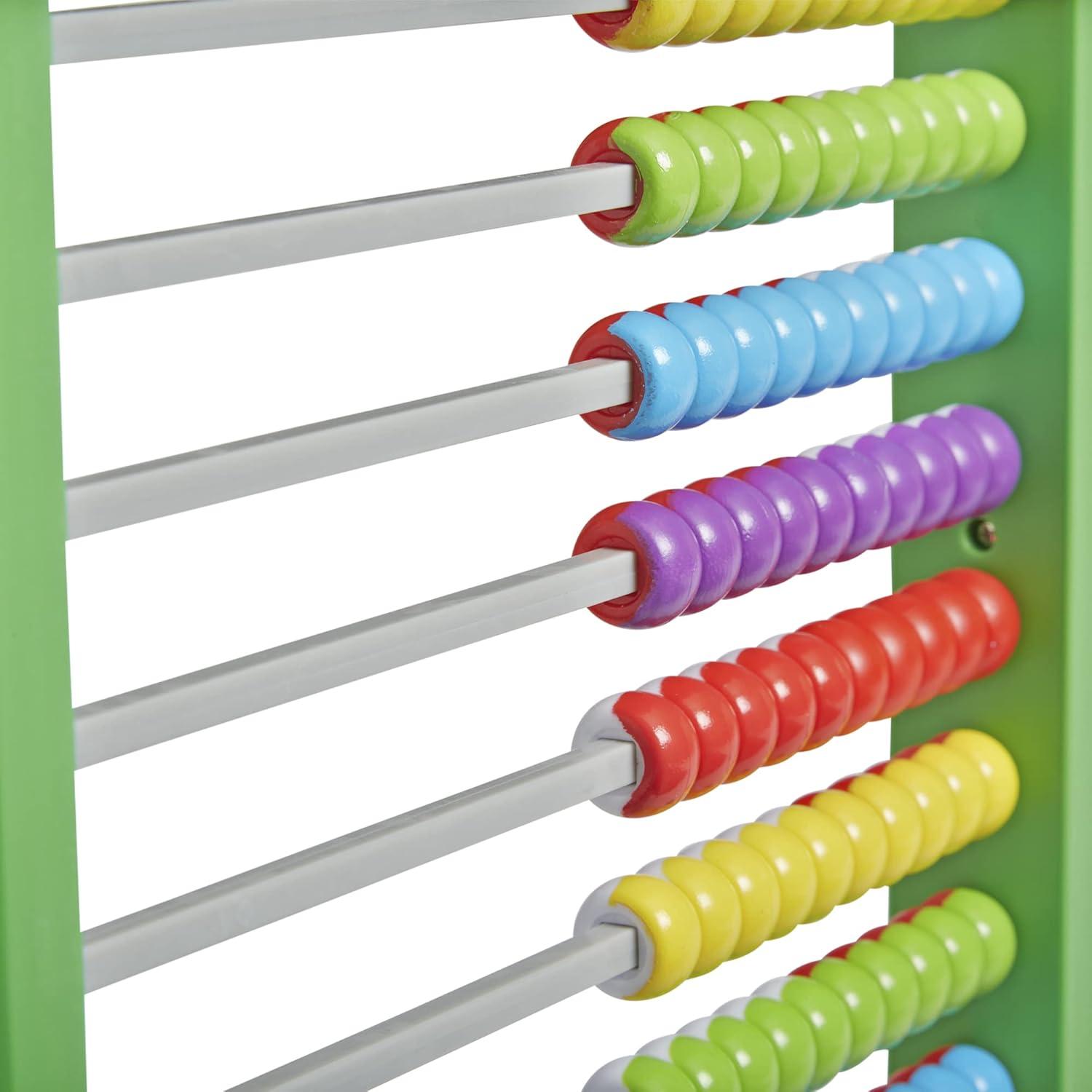 image:imageHand2Mind Color Changing Plastic Abacus Abacus for Kids Math Manipulatives Counting Rack Educational Toys for Elementary Kids Set of 1DoubleSided Abacus