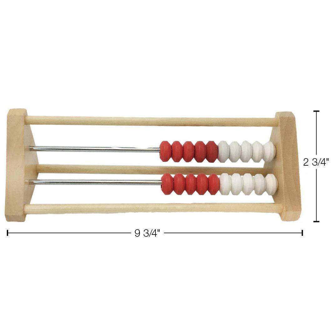 image:imagehand2mind 20 Bead Wooden Rekenrek Activity Set Abacus for Kids Math Math Manipulatives Kindergarten Counting Rack for Kids Counters for Kids Math Educational Toys for Elementary Kids Set of 1