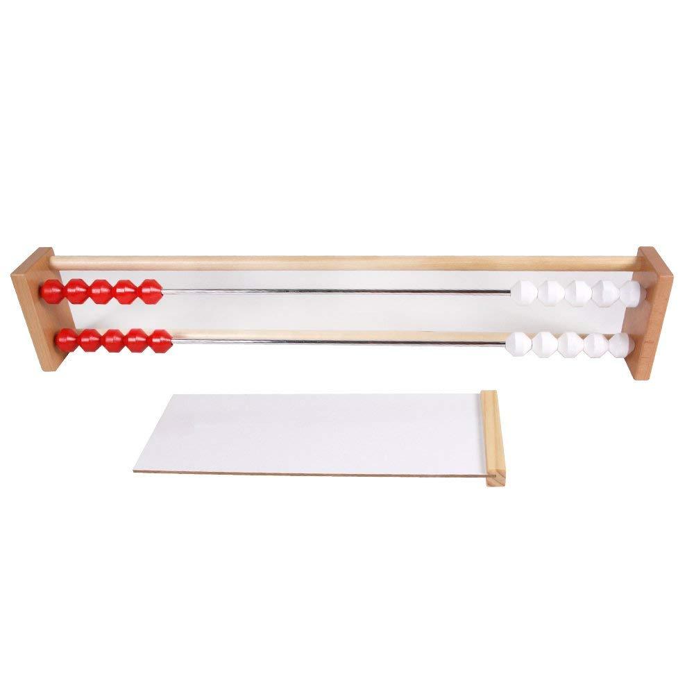 image:imagehand2mind 20 Bead Wooden Rekenrek Classroom Set Abacus for Kids Math Math Manipulatives Kindergarten Counting Rack for Kids Counters for Kids Math Educational Toys for Elementary Kids Set of 25