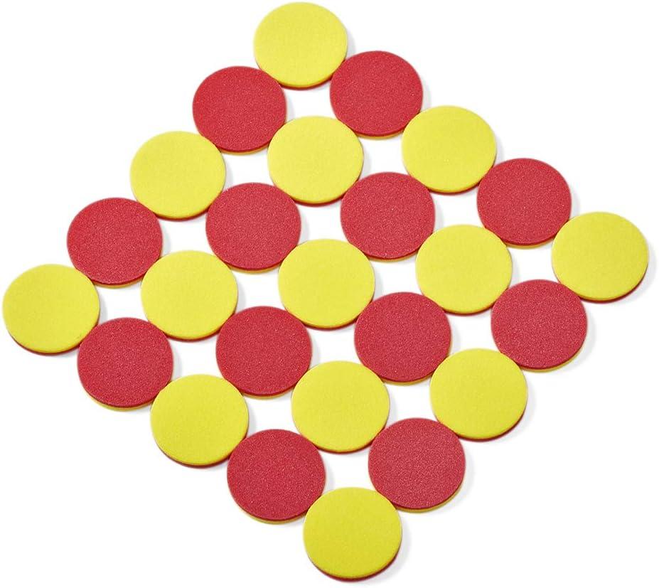 image:imagehand2mind Foam TwoColor Counters Red and Yellow Counters Counting Manipulatvies Math Counters for Kids Counting Chips Math Manipulatives Math Bingo Chips Counters for Kids Math Pack of 200