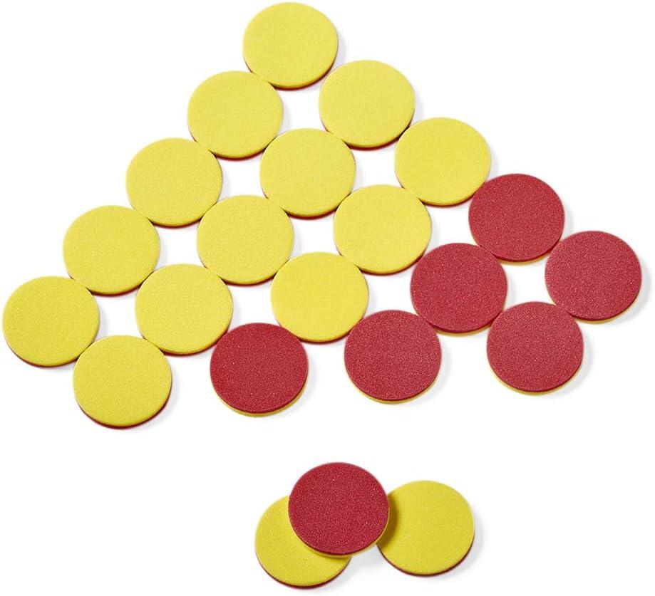 image:imagehand2mind Foam TwoColor Counters Red and Yellow Counters Counting Manipulatvies Math Counters for Kids Counting Chips Math Manipulatives Math Bingo Chips Counters for Kids Math Pack of 200