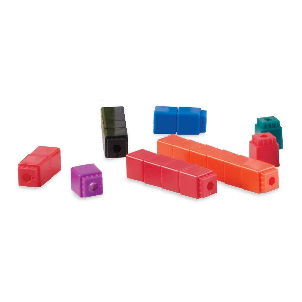 image:imagehand2mind Interlocking UniLink Math Linking Cubes Plastic Cubes Color Sorting Connecting Cubes Math Manipulatives Counting Cubes for Kids Math Math Cubes Counters for Kids Math Set of 100