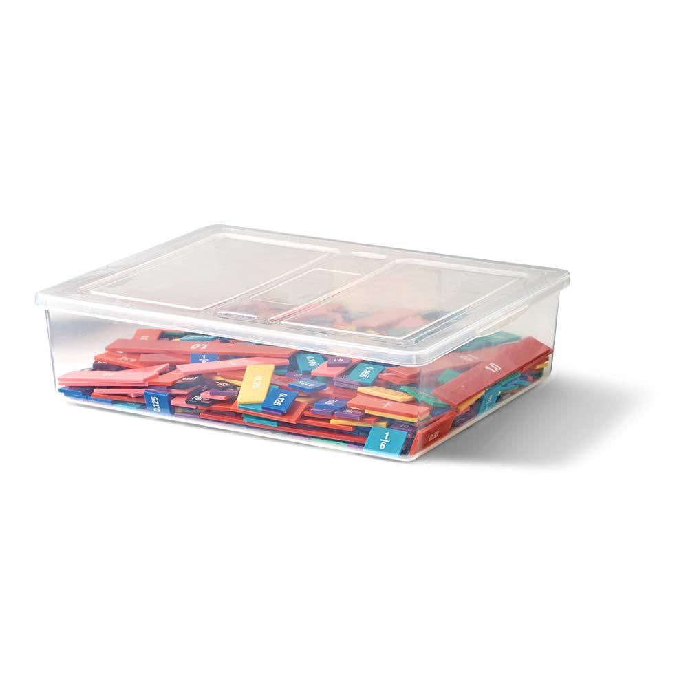 image:imagehand2mind Plastic DoubleSided Decimal and Fraction Tiles Decimal Fraction Equivalency Bar Model Manipulatives Montessori Math Materials Elementary Teacher Must Haves 15 Sets of 51