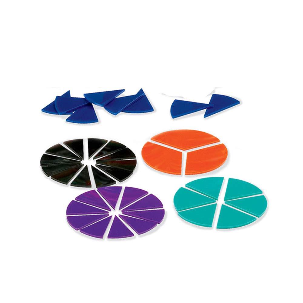 image:imagehand2mind Plastic Rainbow Fraction Circles Fraction Manipulatives Unit Fraction Rainbow Circle Math Manipulatives Fraction Games Montessori Math Homeschool Supplies Set of 51