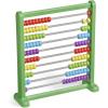 Hand2Mind Color Changing Plastic Abacus, Abacus for Kids, Math Manipulatives, Counting Rack, Educational Toys for Elementary Kids (Set of 1)(Double-Sided Abacus)