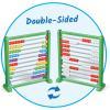 Hand2Mind Color Changing Plastic Abacus, Abacus for Kids, Math Manipulatives, Counting Rack, Educational Toys for Elementary Kids (Set of 1)(Double-Sided Abacus)