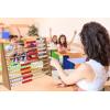 hand2mind 100-Bead Wood Teacher Demonstration Rekenrek, Math Counting Frame (Ages 4+)
