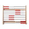 hand2mind 100-Bead Wood Teacher Demonstration Rekenrek, Math Counting Frame (Ages 4+)