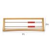hand2mind 20 Bead Plastic Rekenrek, Abacus for Kids Math, Math Manipulatives Kindergarten, Counting Rack for Kids, Counters for Kids Math, Educational Toys for Elementary Kids (Set of 1)