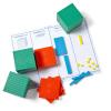 hand2mind Differentiated Plastic Base Ten Blocks Complete Set, Place Value Blocks, Counting Cubes for Kids Math, Base 10 Math Manipulatives for Kids, Kindergarten Homeschool Supplies (Set of 484)