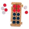 hand2mind Foam RekenRods Ten Frame Boards, Red and White Counters, Kindergarten Learning Games, Ten Frame Math Manipulatives, Counting Toys, Math Games (4 Ten Frames and 40 Math Counters)(Set of 4)