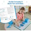 hand2mind Interlox Base Ten Blocks Activity Set, Place Value Manipulatives, Base 10 Blocks for Math, Counting Cubes, Math Manipulatives 1st Grade, Small Group Classroom Must Haves (133 Pieces)(Plastic)