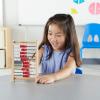 hand2mind Mini 100-Bead Wooden Rekenrek Abacus, Abacus for Kids Math, Wooden Counting Math Manipulatives, Bead Counters for Kids Math, Learn Counting and Numbers, Homeschool Supplies (Set of 1)(Set of 4)