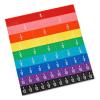 hand2mind Plastic Double-Sided Decimal and Fraction Tiles, Montessori Math Materials, Fraction Manipulatives, Unit Fraction, Fraction Bars Math Manipulatives, Homeschool Supplies (Set of 51)(Fraction & Decimal Tiles)
