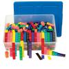 hand2mind Plastic Rainbow Fraction Tower Equivalency Cubes Montessori Math Materials for Kids to Learn Fraction Equivalence Math Manipulatives 4th Grade, Homeschool Supplies (Set of 15)(Set of 765)