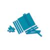 ETA hand2mind 5520 Overhead Base Ten Blocks, Blue (Pack of 52)