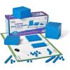 hand2mind Interlox Base Ten Blocks Activity Set, Place Value Manipulatives, Base 10 Blocks for Math, Counting Cubes, Math Manipulatives 1st Grade, Small Group Classroom Must Haves (133 Pieces)(Interlox Plastic)