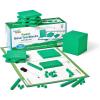 hand2mind Interlox Base Ten Blocks Activity Set, Place Value Manipulatives, Base 10 Blocks for Math, Counting Cubes, Math Manipulatives 1st Grade, Small Group Classroom Must Haves (133 Pieces)(Foam)