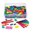 hand2mind Plastic Double-Sided Decimal and Fraction Tiles, Decimal Fraction Equivalency, Bar Model Manipulatives, Montessori Math Materials, Elementary Teacher Must Haves (15 Sets of 51)