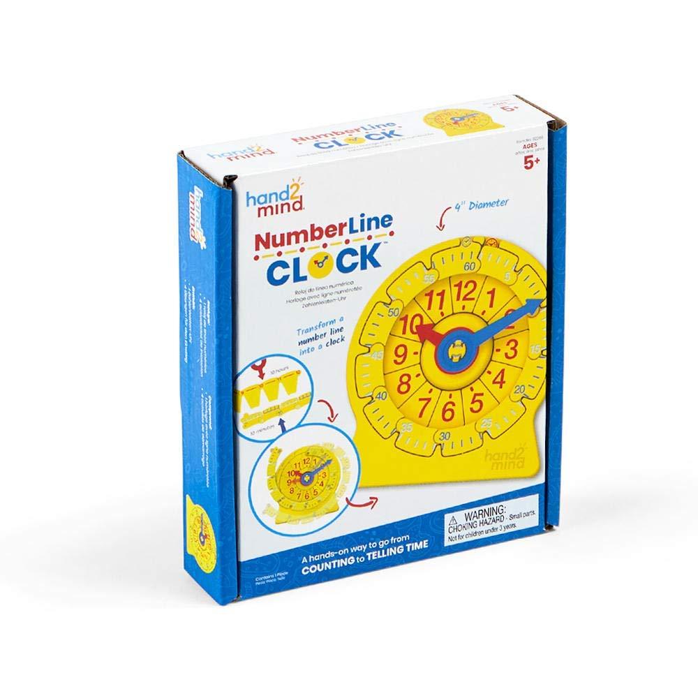 image:imageLearning Resources 24Hour Number Line Clock Single Student SetIndividual