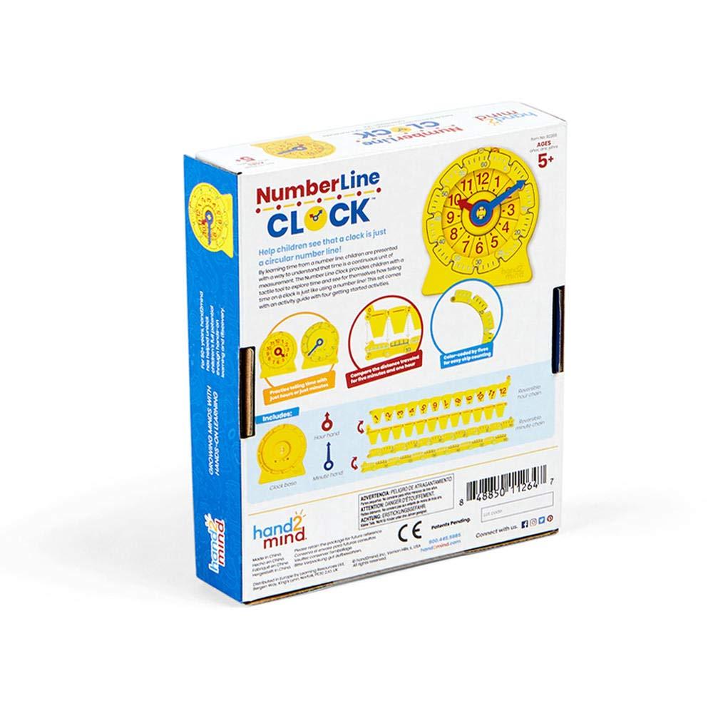image:imageLearning Resources 24Hour Number Line Clock Single Student SetIndividual