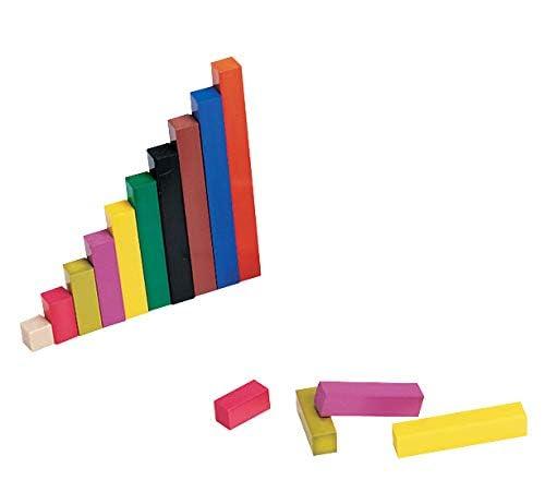 image:imagehand2mind Foam Cuisenaire Rods Introductory Set Fraction Bars Montessori Number Rods Counting Blocks Math Manipulatives Math Teacher Supplies Kindergarten Homeschool Supplies Set of 74Foam