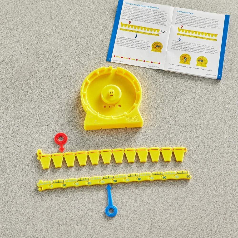 image:imagehand2mind NumberLine Clock Telling Time Teaching Clock Learn to Tell Time Clock Analog Classroom Learning Clock Teaching Time Math Manipulatives Clocks for Kids Learning to Tell Time Set of 25