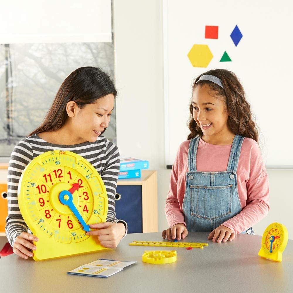 image:imagehand2mind NumberLine Clock Telling Time Teaching Clock Learn to Tell Time Clock Analog Classroom Learning Clock Teaching Time Math Manipulatives Clocks for Kids Learning to Tell Time Set of 25